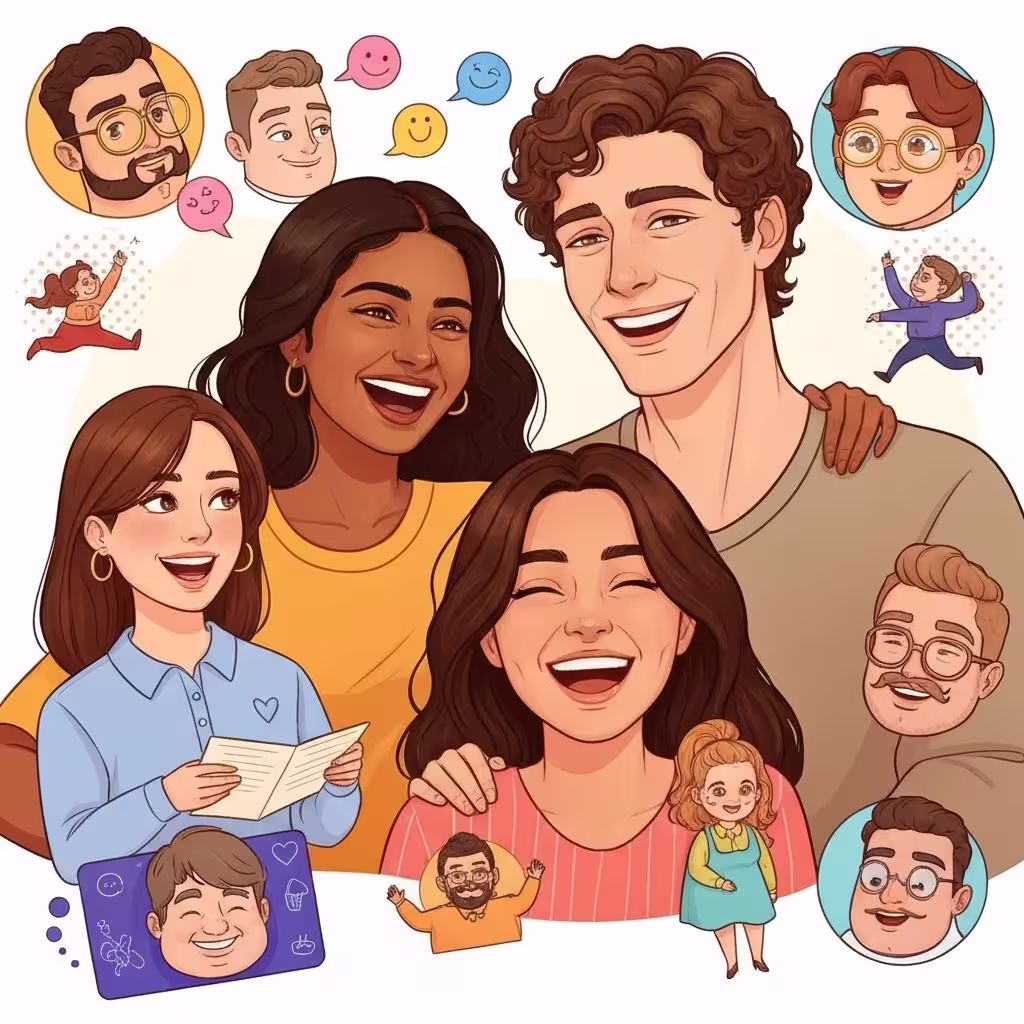 Diverse personalities discovering their love types